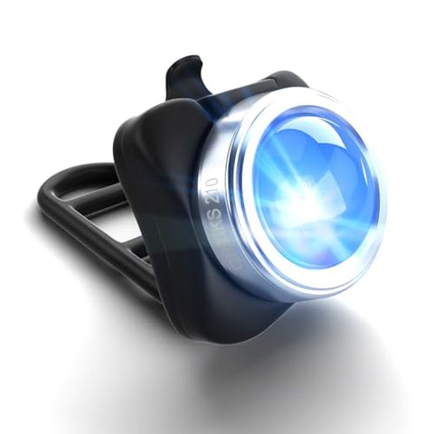 PS1200 FRONT & OPTIKS P220 REAR POLICE PATROL BIKE LIGHT - RED/BLUE STROBE LED - RECHARGEABLE - WATER PROOF - 5 MODES - FOR PROFESSIONAL USE ONLY