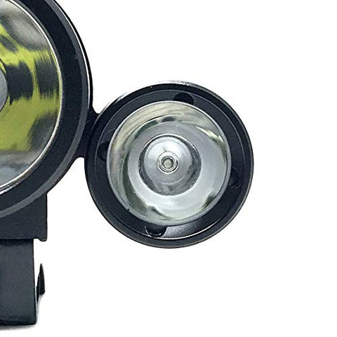 PS1200 FRONT & OPTIKS P220 REAR POLICE PATROL BIKE LIGHT - RED/BLUE STROBE LED - RECHARGEABLE - WATER PROOF - 5 MODES - FOR PROFESSIONAL USE ONLY