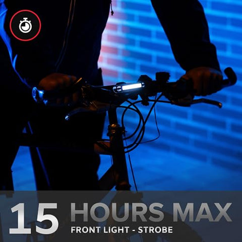 LINE-120FR FRONT OR REAR BIKE LIGHT USB RECHARGEABLE LED BICYCLE LIGHTS SKATEBOARD LONGBOARD ROAD MOUNTAIN BICYCLE FLASHER SET