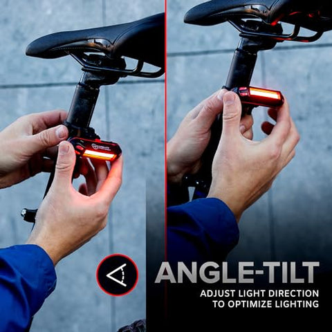 NIGHT PROVISION™ LINE 120R | REAR BICYCLE LIGHT MICRO USB RECHARGEABLE LED 120 LUMENS