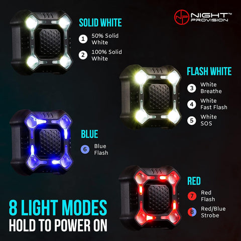 PS1200-ZRN: RED/BLUE FRONT & OPTIKS-P220 REAR W/ZIREN-140DB BIKE HORN - FOR PROFESSIONAL USE ONLY