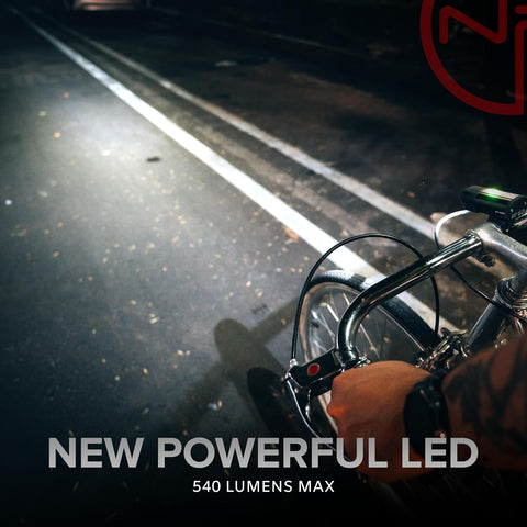 BX-500 Bike Light Set - Powerful Front and Back Lights 10hrs Max Rechargeable Bicycle LED Headlight - 18hr Max Taillight Accessories for Night Riding, Cycling Safety for Adults Kids Men Women