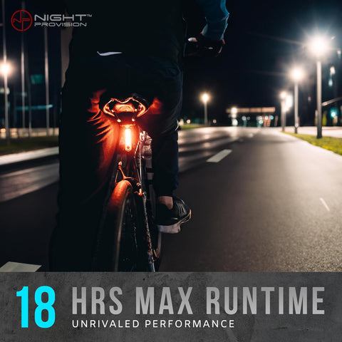 KIT-R1 LED Bike Tail Light 2 Pack USB-C Rechargeable 330mAh Longer Run-time Rear Cycling Safety Flashers Blinkers 4 Modes (RED & RED)