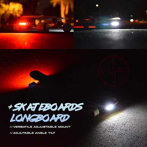 LINE-120FR FRONT OR REAR BIKE LIGHT USB RECHARGEABLE LED BICYCLE LIGHTS SKATEBOARD LONGBOARD ROAD MOUNTAIN BICYCLE FLASHER SET