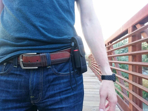 TX11 NYLON HOLSTER BELT CLIP BLACK