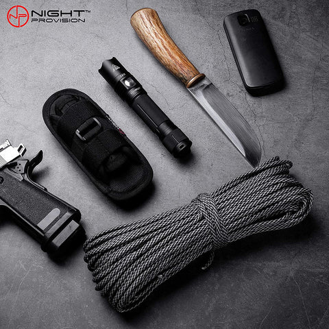 TH1 TACTICAL FLASHLIGHT HOLSTER DUTY BELT POUCH STRETCHABLE ROTATABLE CLIP 360 DEGREE HOLDER FOR POLICE MILITARY SECURITY BELT