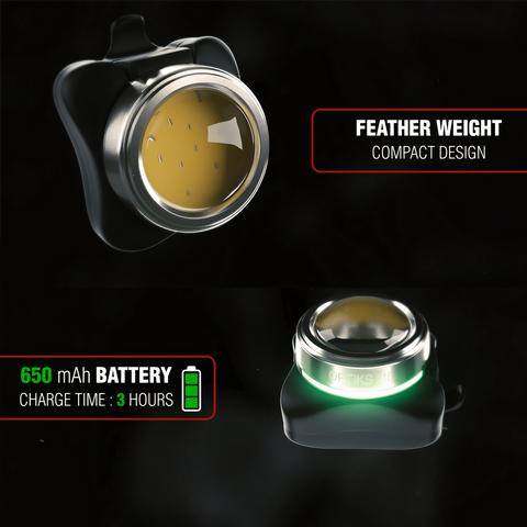 OPTIKS P220 REAR POLICE PATROL COMPACT BIKE LIGHT USB RECHARGEABLE FOR PROFESSIONAL USE ONLY