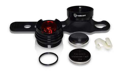 REPLACEMENT RUBBER STRAP MOUNT WITH CLIP SBR1, SBF1, DUO-120, PSR-120, LINE-120, BX-300, KIT-R1, ZIREN-140DB R1 ANGLE MOUNT