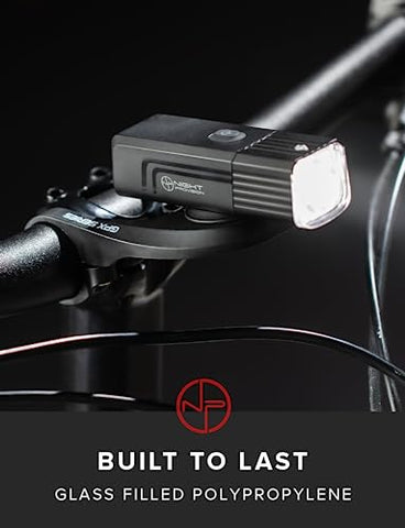 Night Provision GPX Series Bike Computer Mount, Bicycle Mount for Garmin Edge 25 130 200 500 510 520 530 800 810 820 830 GPS Computer, Out Front 31.8mm Handlebar, Quarter Turn & Twist