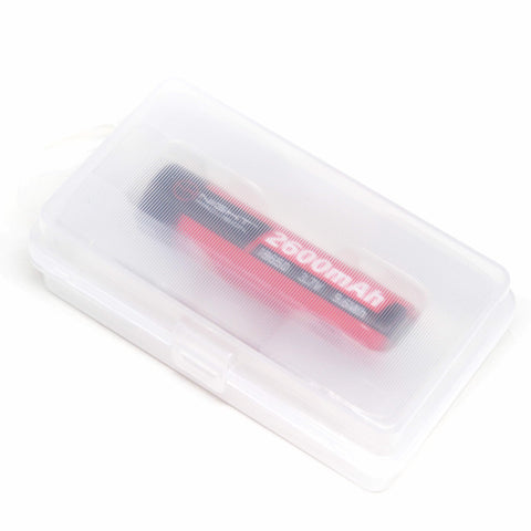 Battery Storage Protector Case For Single 18650 Batteries - Water, Dust, Shock Resistant - Holds 1 x 18650 Battery