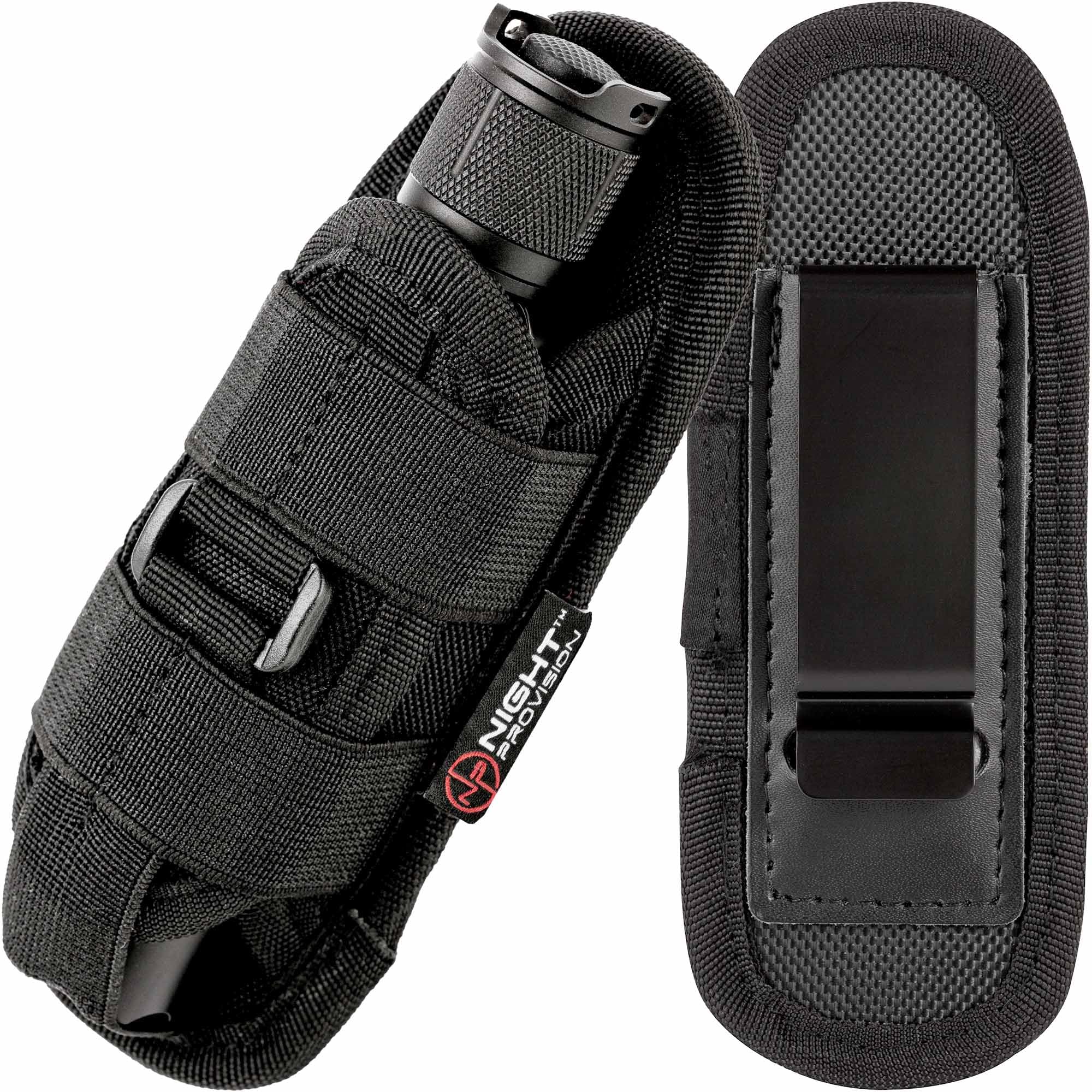 TH2 Tactical Flashlight Holster Metal Belt Clip