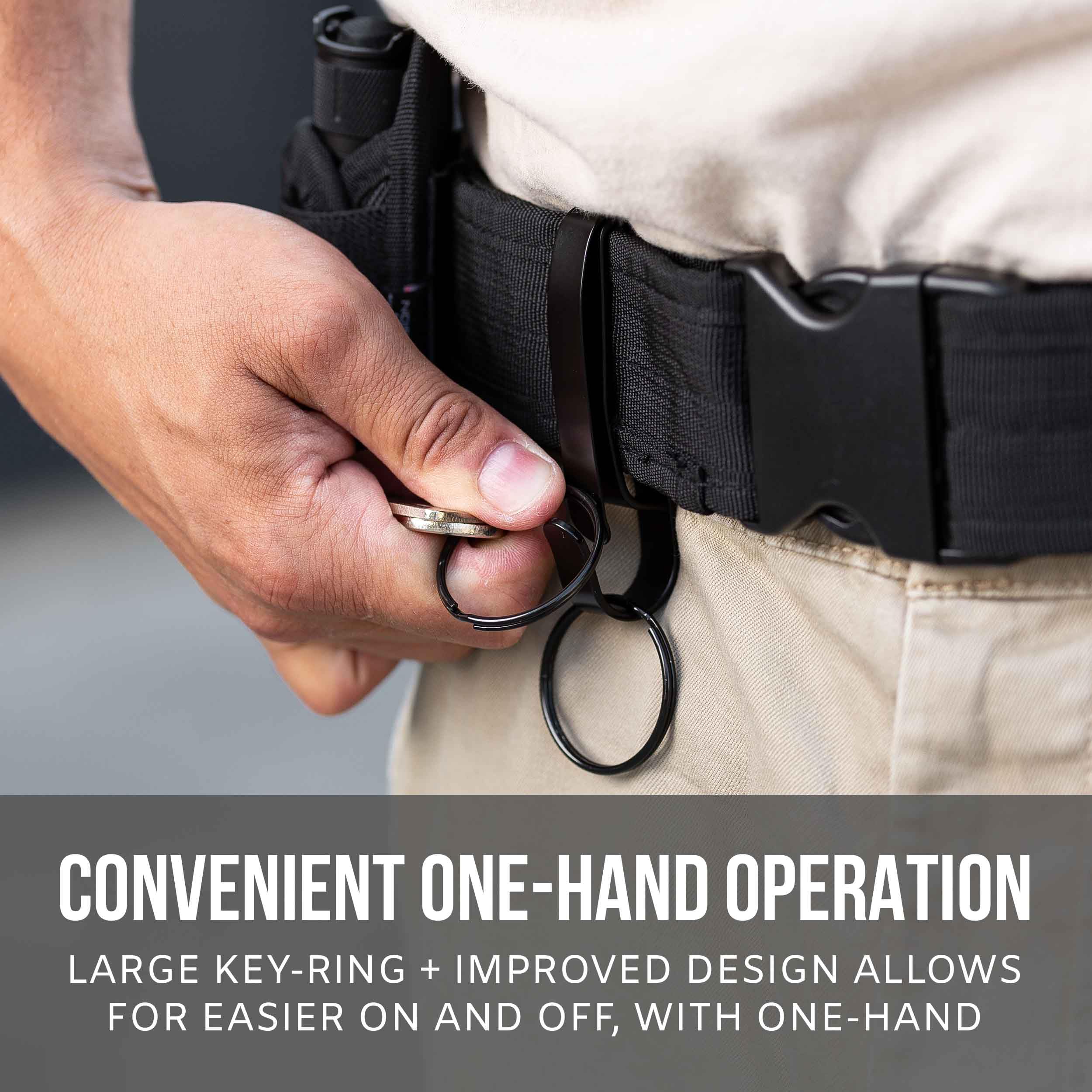 Heavy Duty Tactical Key Clip - Police Security Corrections