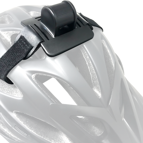 STUPIDBRIGHT BICYCLE HELMET MOUNT FOR CREE POWERED LED BIKE LIGHT. GEMINI, MAGICSHINE, NIGHT PROVISION BX-300