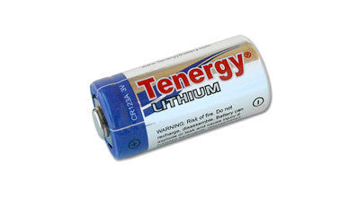 2 PACK TENERGY LITHIUM CR123A 3V PROPEL PRIMARY BATTERY PTC