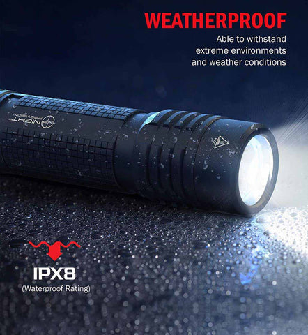 NIGHT PROVISION TX8 EDC TACTICAL FLASHLIGHT USB RECHARGEABLE COMPACT TORCH NICHIA 800 LUMEN LED (USB RECHARGEABLE)