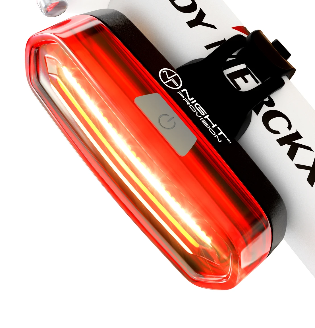 Night Provision DUO 120 Red White LED Strobe USB Bicycle Light