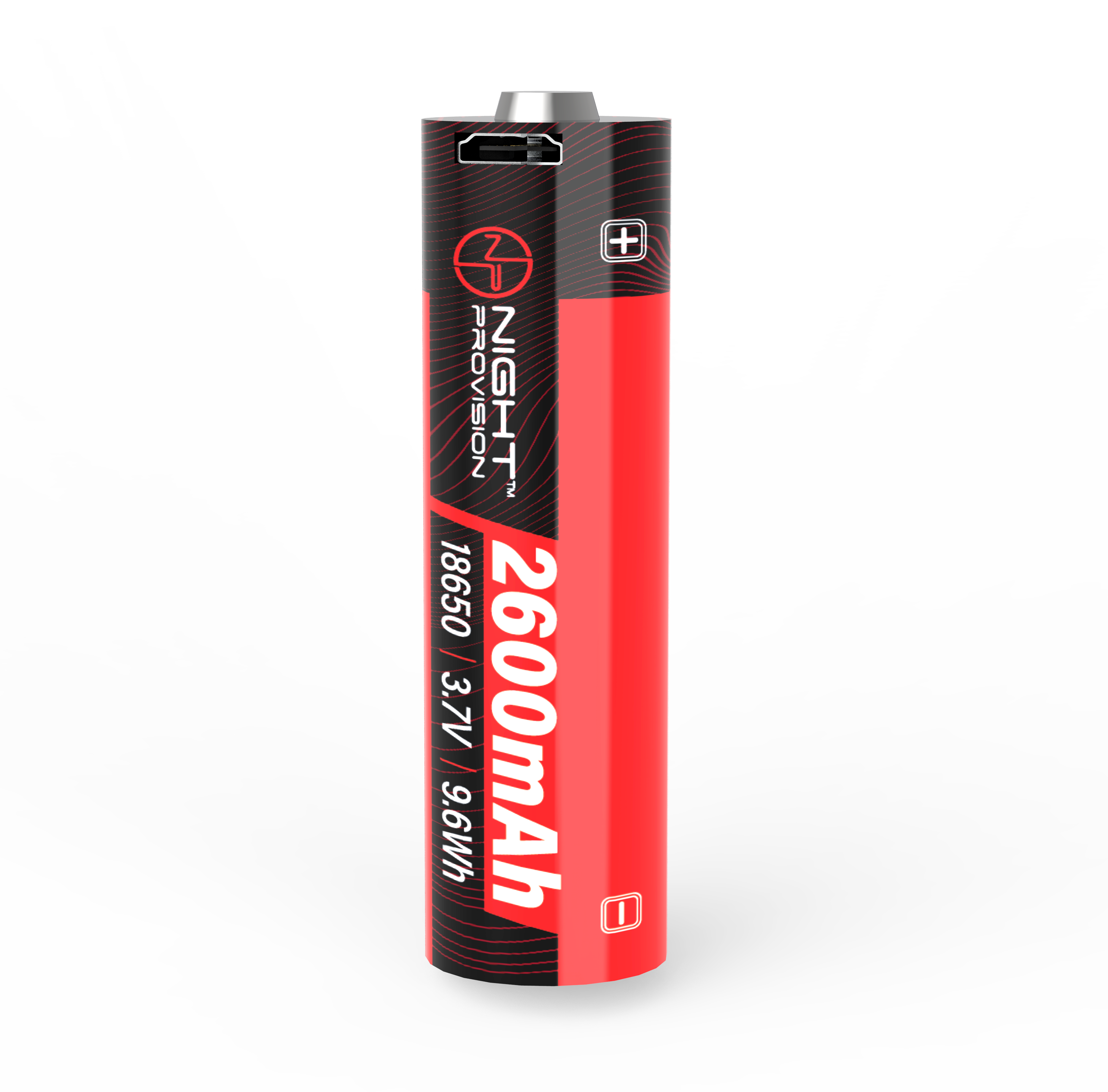 18650 Li-ion 2600mAh Batterie rechargeable - Striker - STKR Concepts