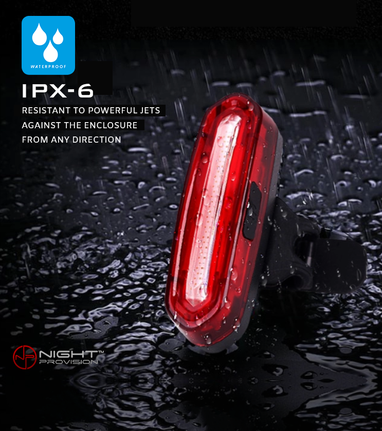 Red cycling products led hotsell usb red sausage rear light