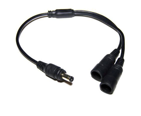 SBYC-1 Y-SPLITTER CABLE: CONNECT 2 X CREE BIKE HEAD LIGHTS TO 1 X BATTERY PACK