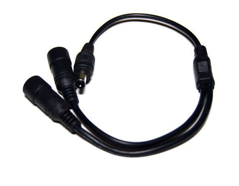Y-SPLITTER CABLE: CONNECTS 2 HEAD LIGHTS TO 1 BATTERY PACK